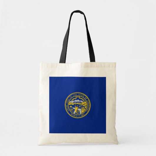 Tote Bag Design du drapeau de l'État du Nebraska (Devant)