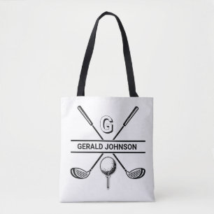 Tote Bag Design élégant de monogramme de golf