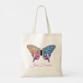 Tote Bag Design élégant papillon (Dos)