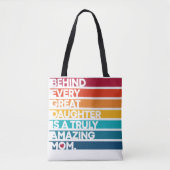 Tote Bag Design élégant pour la Journée des mamans (Devant)