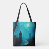 Tote Bag Design enchanté des esprits de la forêt au clair d (Dos)