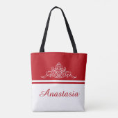 Tote Bag Design floral élégant (Dos)