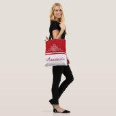 Tote Bag Design floral élégant (Sur le modèle)