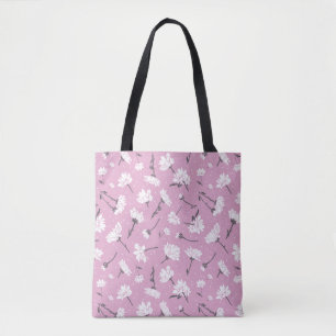 Tote Bag Design Floral Rose - Art Fleur Élégant