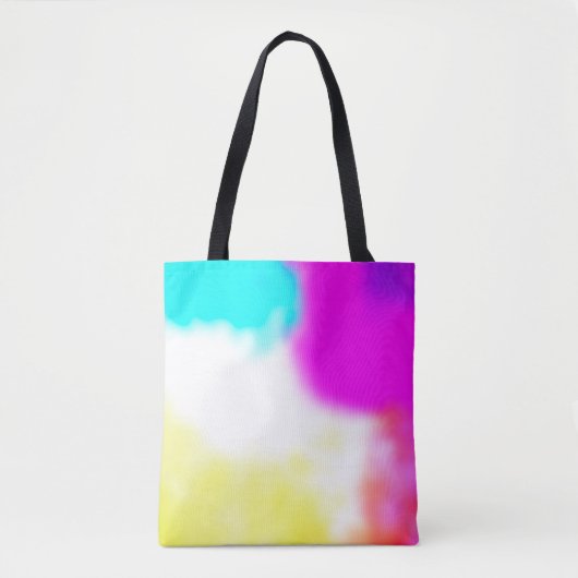 Tote Bag design graphique numérique flou arrière - plan tex (Devant)