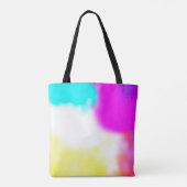 Tote Bag design graphique numérique flou arrière - plan tex (Dos)
