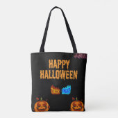 Tote Bag Design Halloween éffrayant (Dos)
