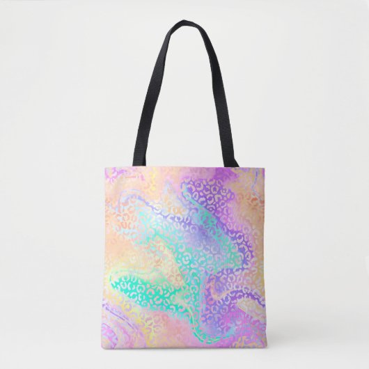 Tote Bag Design Iridescendant Leopard Series 3 (Devant)