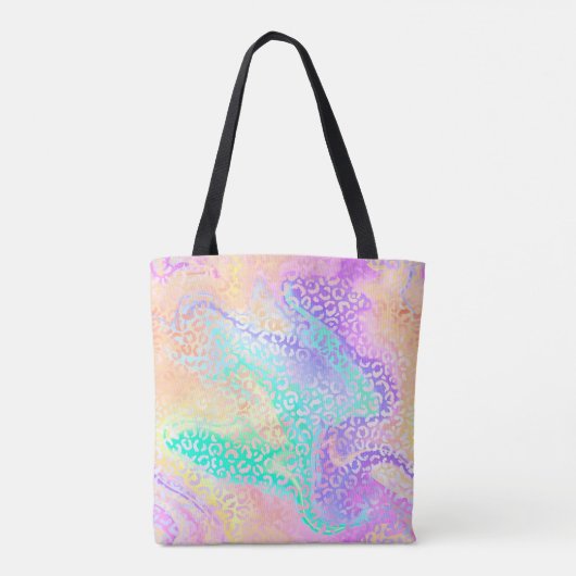 Tote Bag Design Iridescendant Leopard Series 3 (Dos)