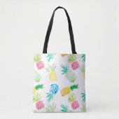 Tote Bag Design moderne d'ananas en aquarelle (Devant)