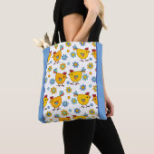 Tote Bag Design moderne de poulet coloré (De près)