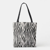 Tote Bag Design moderne Zebra Print Safari Motif animal (Dos)