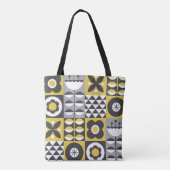 Tote Bag Design motif fluide et fluide. Style scandinave (Dos)