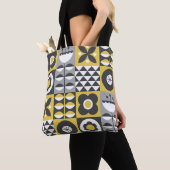 Tote Bag Design motif fluide et fluide. Style scandinave (De près)