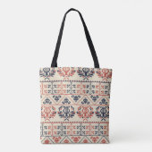 Tote Bag Design motif sans couture avec Palestini tradition (Dos)