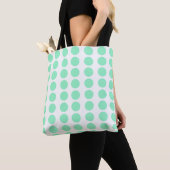 Tote Bag Design Pois vert (De près)