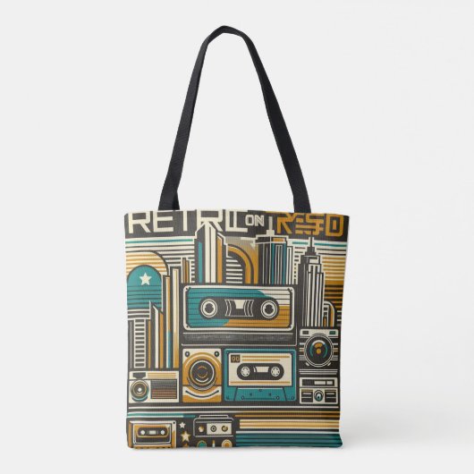 Tote Bag Design rétro (Dos)