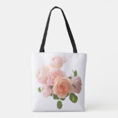 Tote Bag Design rose Personnalisé Moderne Élégant Modèle (Dos)