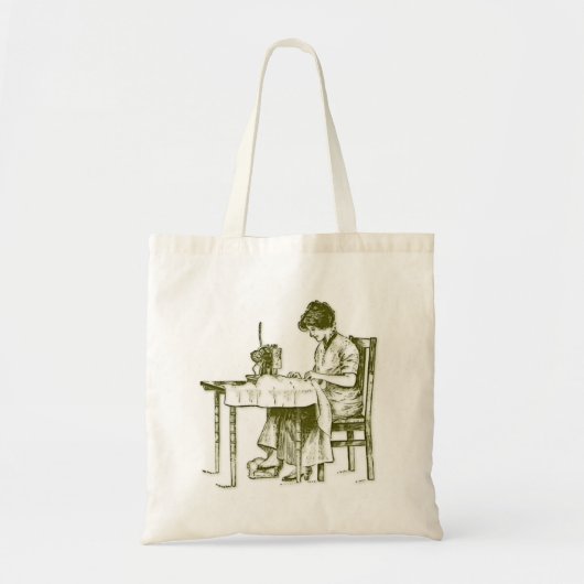 Tote Bag Design Seamstress (Devant)