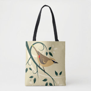 Tote Bag Design stylisé de cire de cèdre