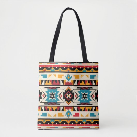 Tote Bag Design tribal Aztec (Devant)