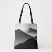 Tote Bag design unique noir et blanc (Devant)