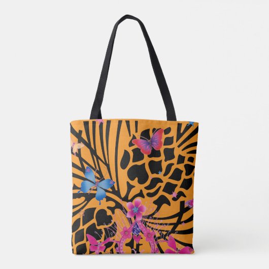 Tote Bag Designer Butterfly Bulk Pack for Party Favors (Dos)