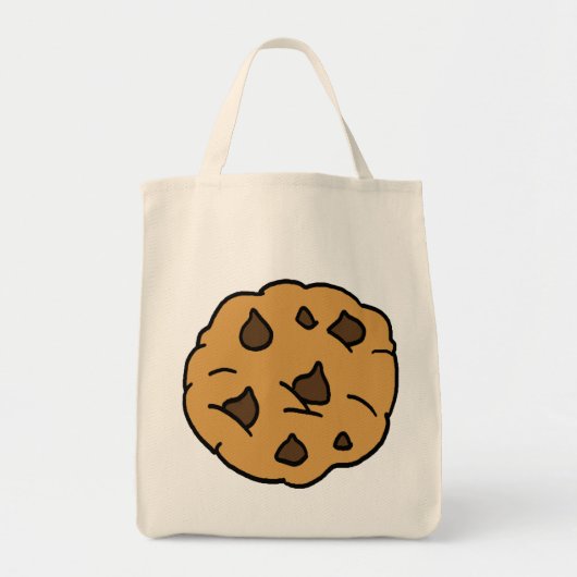 Tote Bag Dessert ÉNORME de gâteau aux pépites de chocolat (Devant)