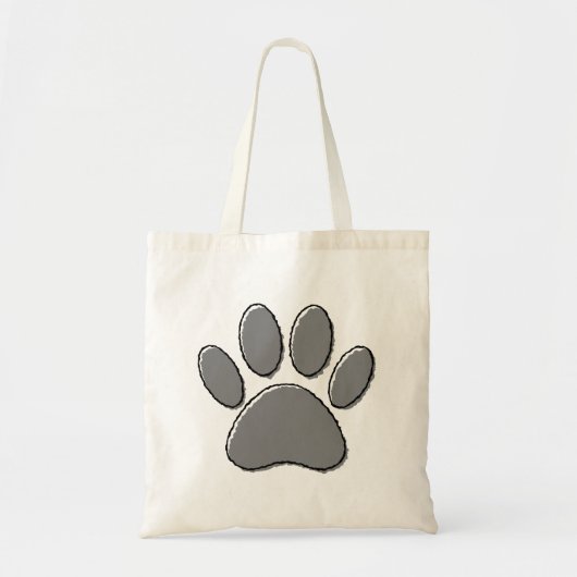 Tote Bag Dessin à mât de chiot mignon (Devant)