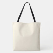 Tote Bag Dessin abstrait MODERNE bleu-brun-clair (Dos)