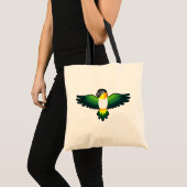 Tote Bag Dessin animé Caique / Inséparable / Pionus / Perro (Devant (produit))