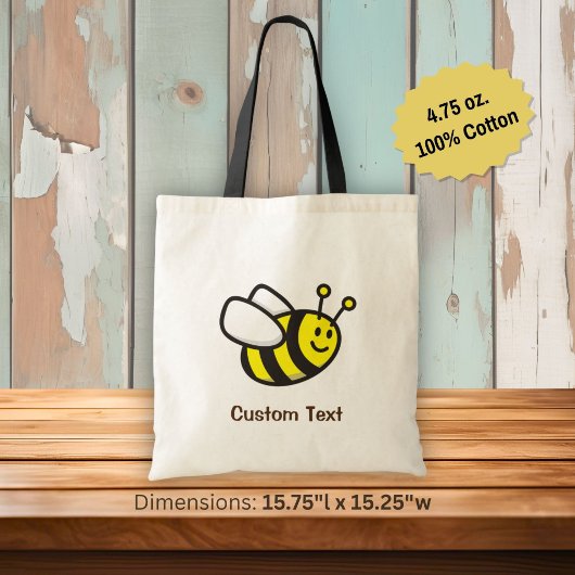 Tote Bag Dessin animé d'abeille