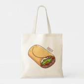 Tote Bag dessin animé de Burrito (Dos)