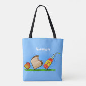 Tote Bag Dessin animé de fourmis drôles (Dos)