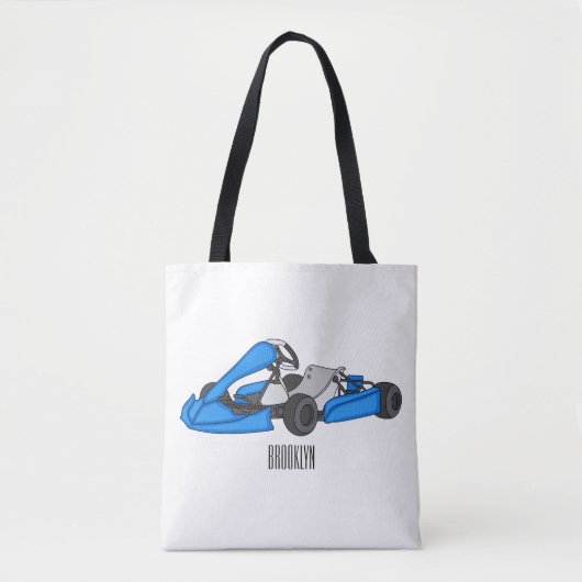 Tote Bag dessin animé de Kart racing (Devant)