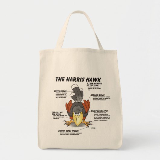 Tote Bag Dessin animé de la buse de Harris (Devant)