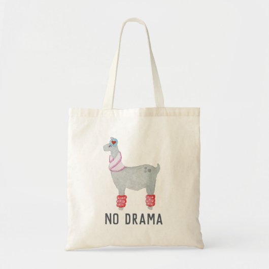 Tote Bag Dessin animé de lama cool (Devant)