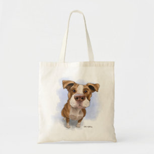 Tote Bag Dessin animé de Pit Bull mignon