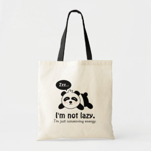 Tote Bag Dessin animé drôle de Panda mignon endormi