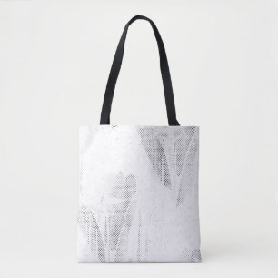 Tote Bag Dessin au trait, Coquillage, Harpe