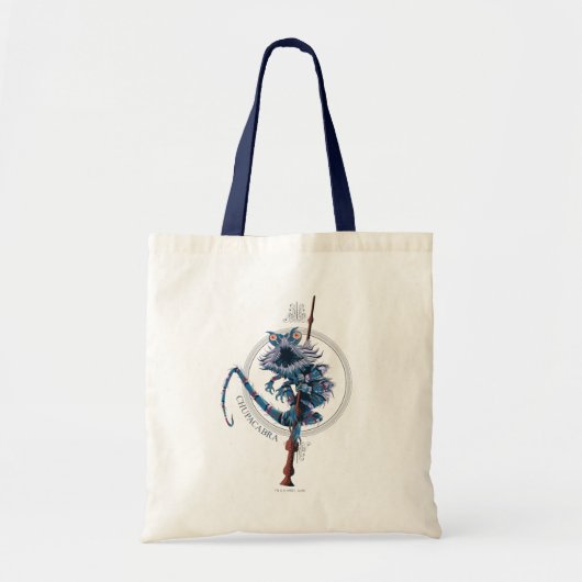 Tote Bag Dessin Chupacabra & Baguette Aînée (Devant)