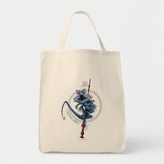 Tote Bag Dessin Chupacabra & Baguette Aînée (Devant)