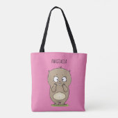 Tote Bag Dessin d'adorable hamster (Dos)