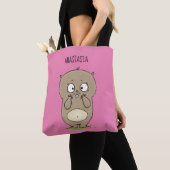 Tote Bag Dessin d'adorable hamster (De près)