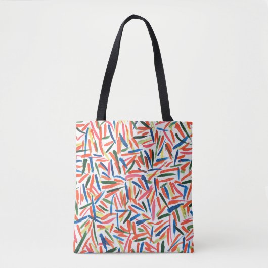 Tote Bag Dessin d'aquarelle Abstrait (Devant)