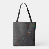 Tote Bag Dessin de couleur rustique dans l'obscurité noctur (Dos)