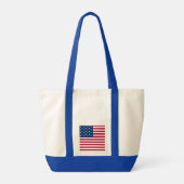 Tote Bag Dessin de fierté de drapeau américain USA (Dos)