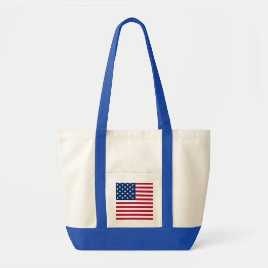 Tote Bag Dessin de fierté de drapeau américain USA (Devant)