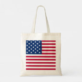 Tote Bag Dessin de fierté du drapeau américain USA (Dos)