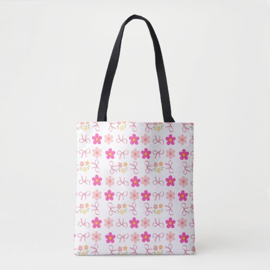 Tote Bag Dessin de fleurs (Devant)